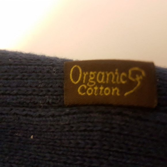 Ocean Beanie Hat Organic Cotton Blue KNP Organics One Size - Picture 6 of 7